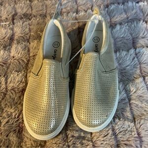 Cat & Jack Gold Kids Slip-On Shoes size 11